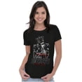 thumbnail image 3 of Urban Royalty Never Dies Pitbull King Womens Slim Fit Graphic Tee Brisco Brands S, 3 of 5