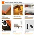 thumbnail image 6 of ESHINE Twin XL Adjustable Bed Frame, with Massage, Wireless Remote, USB, Under Bed Night Light, Head and Foot Incline, 3000 Series, 6 of 11