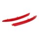 thumbnail image 4 of Reflector de parachoques trasero rojo, 2 piezas Reflector de parachoques trasero Juego de reflectores de parachoques Reflector de parachoques trasero de automóvil Rendimiento de primera categoría, 4 of 9