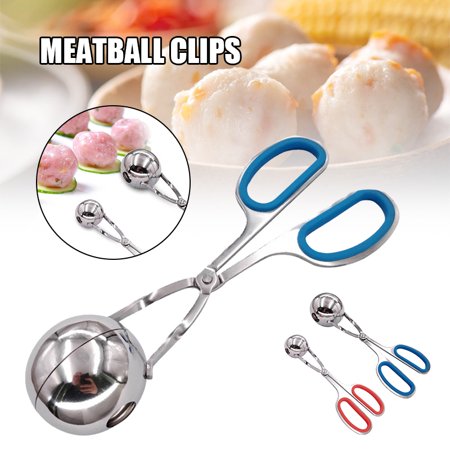 

Meat Baller Non-Stick Meatball Maker with Anti-Slip Rubber Handles Stainless Steel Meat Baller Tongs