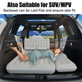 Car Air Mattress Inflatable Back Seat Air Bed SUV Truck Backseat Bed Thick Sleeping Camping Pad