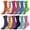 Butterfly, variant on 12-Pairs Glory Max Women's Assorted Colors Argyle Design Casual Cotton Crew Socks Size 9-11