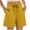 Khaki, variant on Timegard Shorts for Women Elastic Waist Loose Lightweight Summer Casual Solid Color Shorts with Pockets