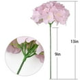 thumbnail image 2 of Fall Mantle Scarf Flower for Centerpieces Hanging Decorations for outside 5 Pack Detachable Silk Hydrangea Heads For Home & Wedding Decorations Easy To Arrange Floral, 2 of 2