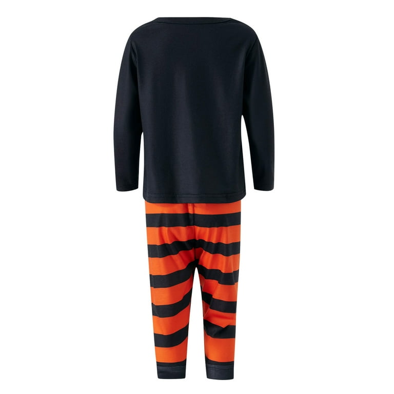 Suanret Halloween Family Matching Pajamas Set Spider Web Print T