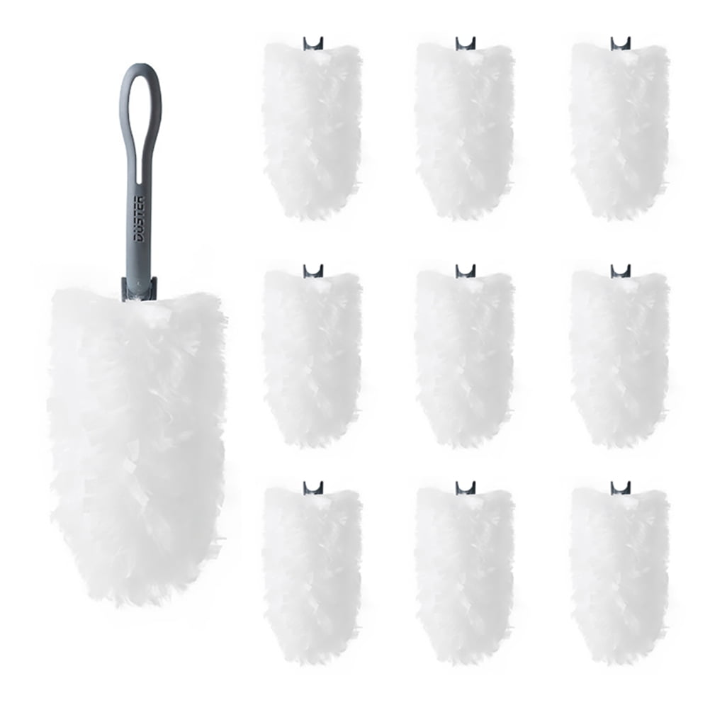 Home Car Dusting Brush Cleaning Hand Duster with 10Pcs Replacement