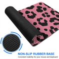 thumbnail image 6 of Long Mouse Pads for Desk,Pink and Black Of Leopard Print Desk Mats on Top Of Desks, Desk Mouse Pad Extra Large with 3mm Non-Slip Base and Stitched Edge for Gaming,Office,Work,Home 31.5"x15.7", 6 of 6