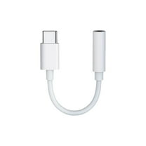 KIQ USB C Male to 3.5mm Female Cable (0.4ft)(White)
