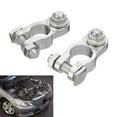 thumbnail image 2 of 2X Aluminum Alloy Positive Negative Pole Car Battery Terminal Clips Clamp X2M5, 2 of 8