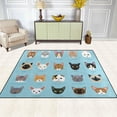 thumbnail image 3 of SKYSONIC Lightweight Soft Area Rugs Cute Animals Floor Mat for Kids Playing Room Hardwood Floor Living Room 63x48 inch Nursery Rugs, 3 of 6
