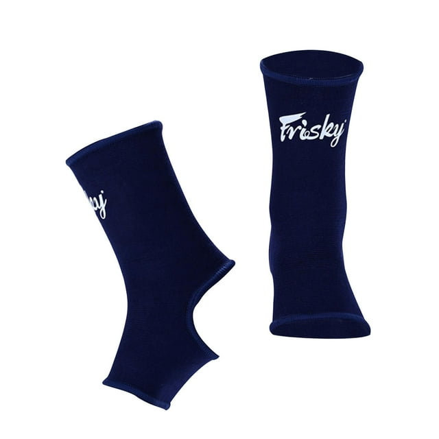 Muay Thai-tobillera protectora para pies y tobillos, calcetines para adultos, tobilleras para niños, soportes para pies Muay Thai para patadas de Azul oscuro M