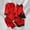 Red, variant on Dianli Pajamas Sleepwear Stretch Multi Piece Lounge Set Long Sleeve Top And Pants Versatile Layering Soft Breathable Spring Autumn Homewear Comfortable Sleepwear Nightwear
