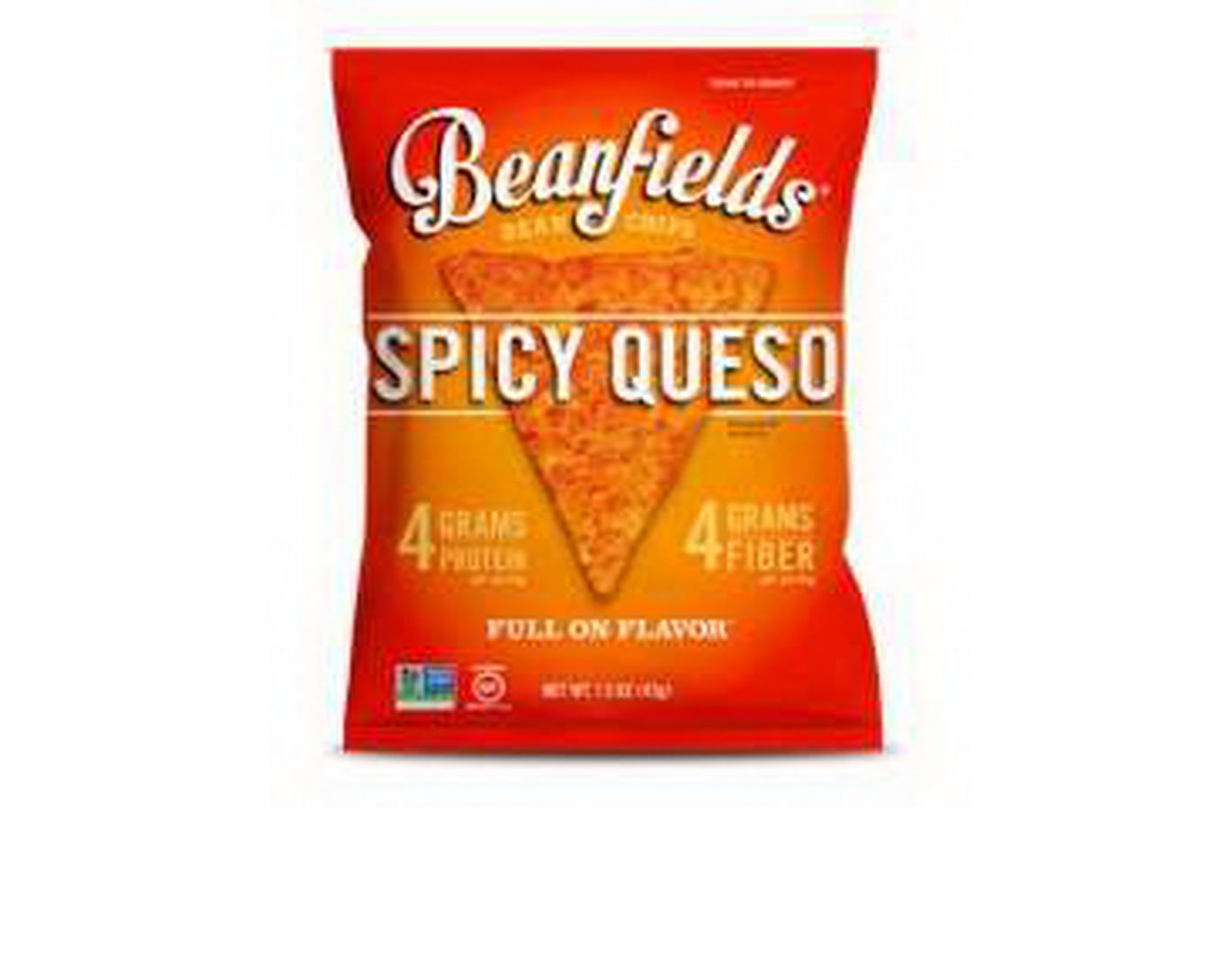 Beanfields Spicy Queso Bean Chips, 1.5 Ounce (24 Pack)