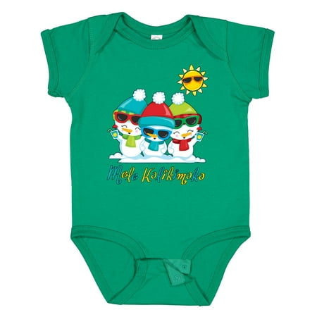 

Inktastic Mele Kalikimaka Gift Baby Boy or Baby Girl Bodysuit