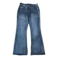 thumbnail image 7 of Jeans for Women Vintage Distressed Relaxed Low Rise Washed Casual Hop Style Flare Denim Pant Womens Pants Navy L, 7 of 7