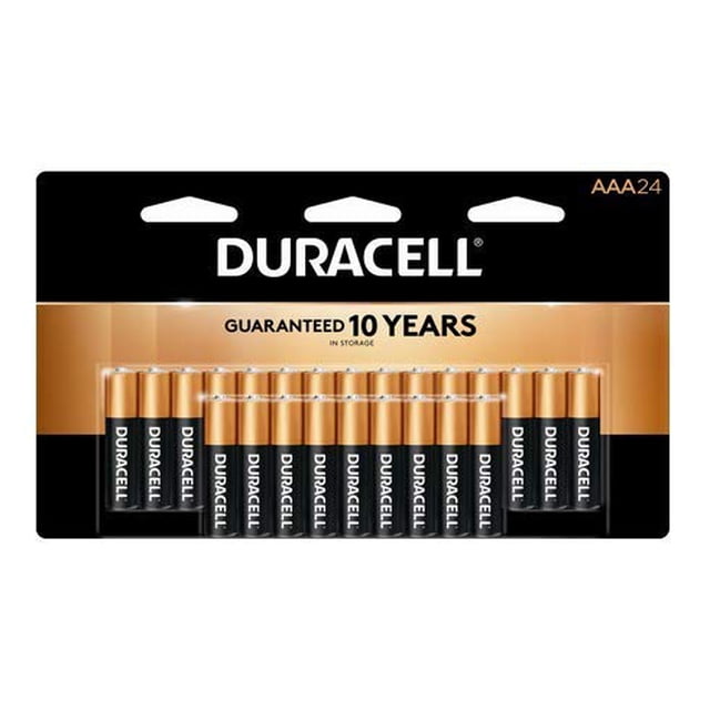 Batería Duracell AAA CopperTop Alkaline, paquete de 24