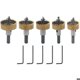 thumbnail image 2 of 5 Pack HSS Hole Saw Drill Bits, High Speed Steel Stainless Steel Metal Cutter Set, Hole Saw Drill Bits, 2 of 5