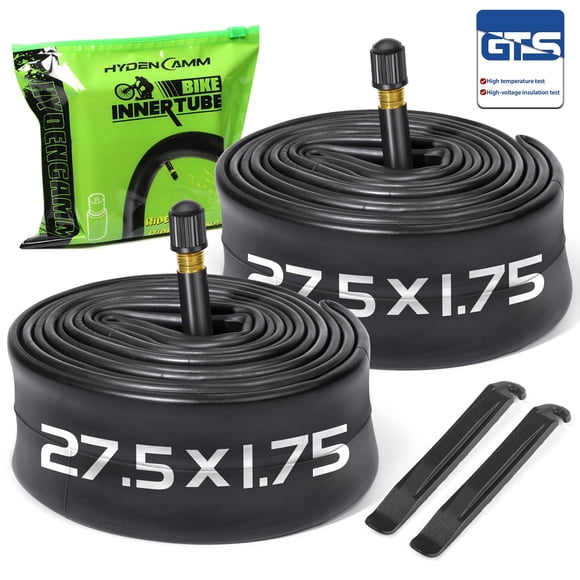 Tubos para bicicleta Hydencamm 27,5 x 1,75/1,95/2,10/2,125 con válvula de 32 mm, paquete de 2