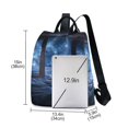 thumbnail image 3 of FORMRS Women's Travel Backpack Purse Anti-Theft Hidden Pockets Casual Shoulder Bag, Window Space, 3 of 7