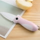 thumbnail image 4 of Cuchillo de Frutas de Cerámica Plegable Azul con Mango Ergonómico para Fácil Almacenamiento y Corte Seguro de Verduras, Paquete de 2, 5.71 x 2.56 in, 4 of 5