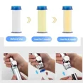 thumbnail image 5 of Shower Head Replacement Cotton Filter Set Water Purification 6cm 8cm 9cm 9.5cm 11.5cm Length for Shower Water Cleaning 5 PCS (5pcs 9.5cm), 5 of 7