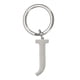 thumbnail image 1 of Llavero de Letra Inicial Uxcell para Hombres y Mujeres A-Z Color Plata Letra J, 1 of 7