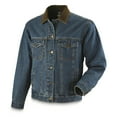 thumbnail image 3 of Guide Gear Quilt Lined Denim Jean Jacket for Men, Cotton Button Down Trucker Jacket, 3 of 6
