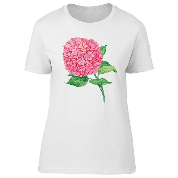 Beautiful Pink Hydrangea Flowers Tee Women's -Image by Shutterstock