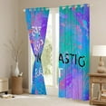 thumbnail image 3 of Castle Fairy Eat Sleep Gymnastics Black Out Curtains for Female Men Women,Sport Dance Theme Curtains Pack of 2 (42x63 Each),Abstract Gradient Graffiti Splash Bedroom Curtains,Luxury Bedroom Decor, 3 of 6