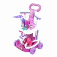 thumbnail image 2 of M Buder Juego de Carrito de Limpieza de Simulación para Niños con Aspiradora Eléctrica Luces y Sonidos Reales Juguete Educativo Tamaño Extragrande Rosa (Sin Batería) (51 cm / 20.1 in), 2 of 9