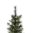 thumbnail image 3 of 7.5 ft. Pre Lit Clear Incandescent Hard Cashmere Pencil Tree, 3 of 4