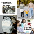 thumbnail image 6 of Baby Diaper Bag Backpack, Large Baby Bag with Bottle Holder, Stylish Diaper Backpacks for Travel, 6 of 7