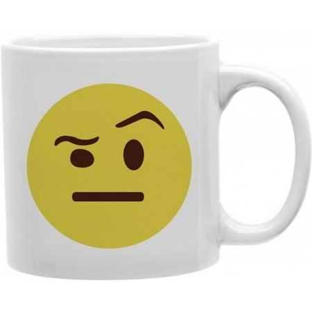 

Huh Emoji 11 oz Ceramic Coffee Mug