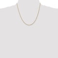 thumbnail image 2 of Leslie's Real 14kt Yellow Gold 1.8mm Solid Regular Rope Chain; 20 inch; Lobster Clasp; for Adults and Teens; for Women and Men, 2 of 5