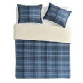 thumbnail image 3 of VCNY Home Plaid 3-Piece Blue Plaid Comforter Set, King, Adult, Unisex, 3 of 5