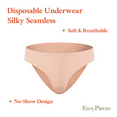 thumbnail image 5 of EasyPieces Disposable Underwear Silky Seamless Women 7 Pack, Large, 5 of 7