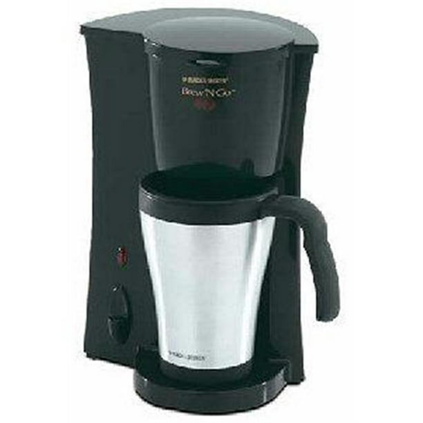 Black Decker DCM18S Brew N Go Personal Coffeemaker with