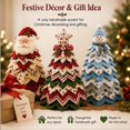 thumbnail image 7 of DIY Quilted Christmas Tree Kit, Fabric Quilting Patchwork Handmade | 3D Layered Santa Snowman Holiday Tabletop Decor Ornament Sewing Set, Charming Gift for Adults Quilters, 7 of 7