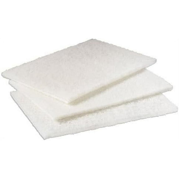 Light Duty Cleansing Pad, 6 x 9, White, 20/Pack, 3 Packs/Carton