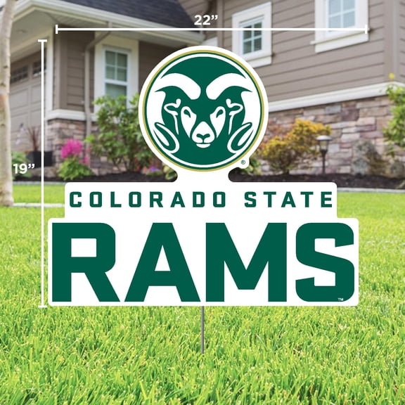 Colorado State University Mascot Lawn Sign
