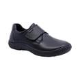 thumbnail image 1 of Zapato escolar Audaz para niño de piel en negro Monkey con tira de contacto Cameron, 1 of 6