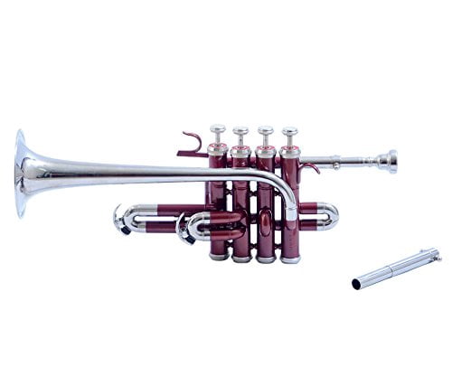 Sai Musical India Piccolo Trumpet Bb Red Nickel