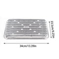 thumbnail image 2 of 10pcs Heavy Duty Aluminum Foil Baking Trays Disposable Grill Pans for Cooking Roasting Baking BBQ Oven Non Stick Kitchen Storage Pans, 2 of 8