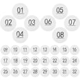 thumbnail image 2 of Shisuyan 50Pcs Number Lottery Balls Activity Lottery Balls Entertainment Raffle Drawing Balls Party Game Balls, 2 of 8