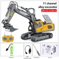 thumbnail image 1 of 2.4G High Tech 11 Channels RC Excavator Dump Trucks Bulldozer Alloy Plastic Engineering Vehicle Electronic Toys, 1 of 5