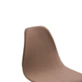 thumbnail image 3 of Shell Chair Seat Cover Conferences Hotel Banquet Home Dining Room Slipcover Anti-Dust brown, 3 of 8