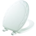thumbnail image 1 of Asiento de inodoro Mayfair 34EC 000, madera esculpida con hiedra, color blanco, 1 of 6