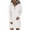 White, variant on iTNHFP Womens Dresses Summer Casual Womens Casual Hoodies Dress Fall Long Sleeve Sweatshirt Button Down Drawstring Pullover Top Lightweight Dress