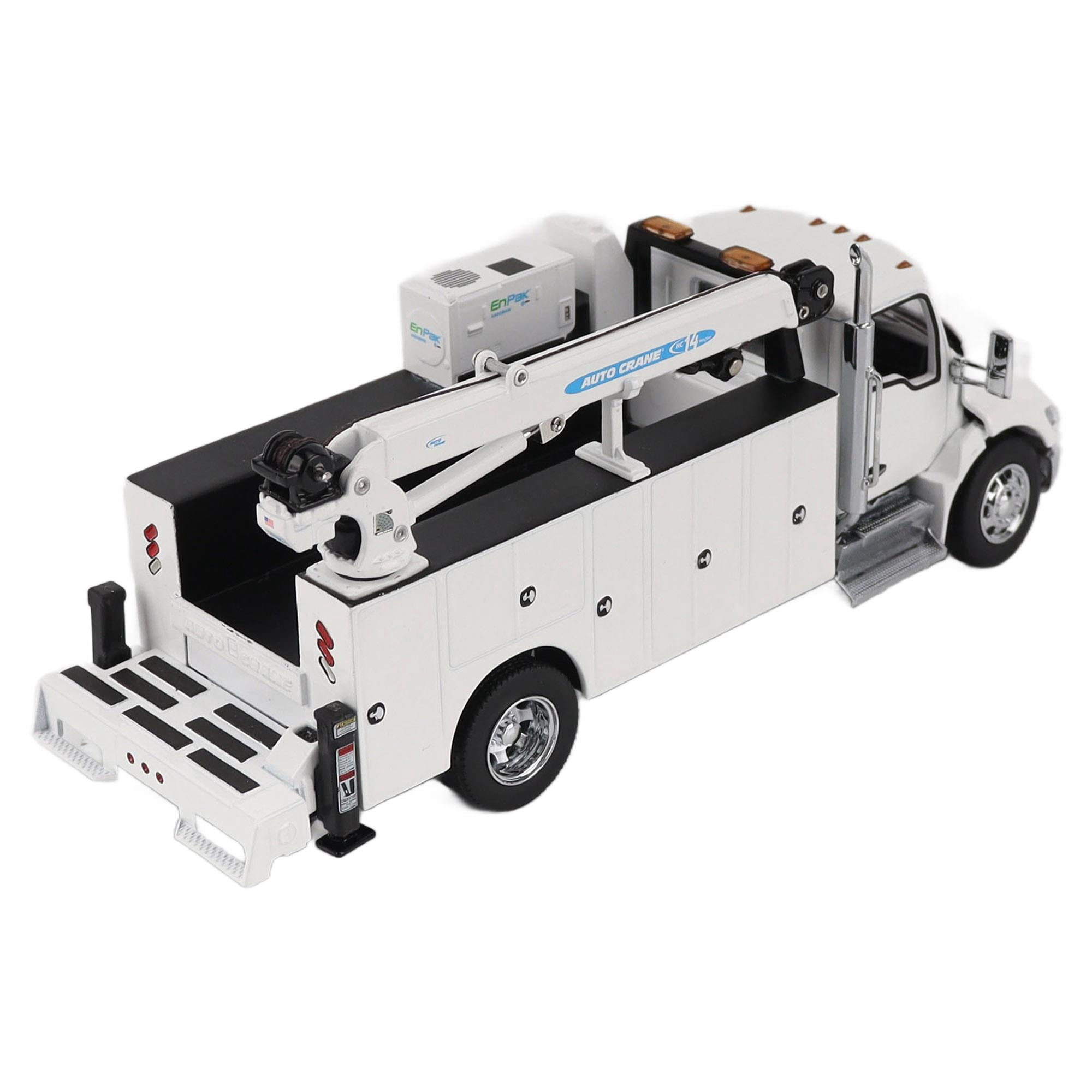 Diecast Masters 1/50 White Kenworth T380 Auto-Crane Titan85-Body HC14 Crane Work Truck with Miller EnPak A60 71212