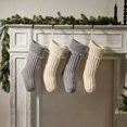 thumbnail image 6 of HongHeng Clearance Under $2.00 Knitted Christmas Stockings 18 Inches Large Knitting Wool Christmas Decorations Candy Bag Holiday and Family Stocking for Fireplace Christmas Party Decoration, 6 of 6